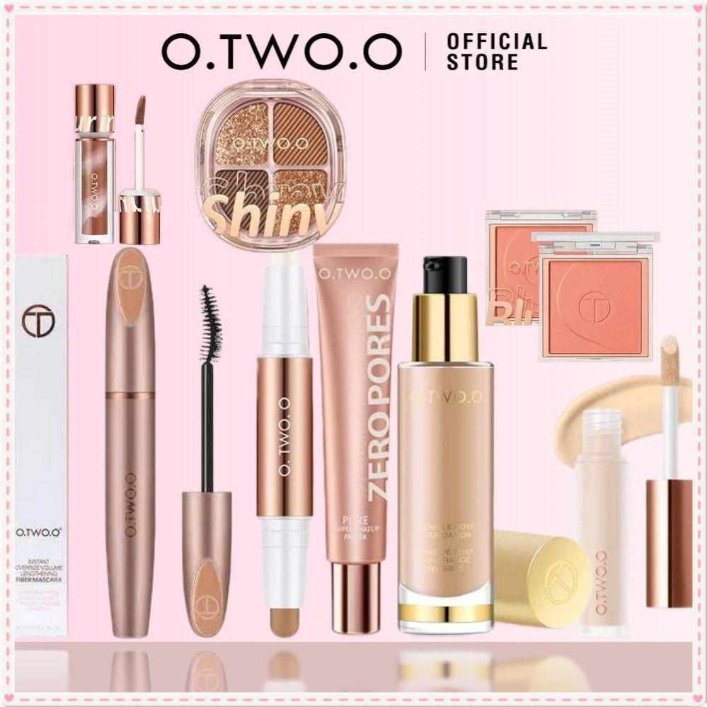 ชุดแต่งหน้า 8 ชิ้น O.two.o ประกอบด้วย รองพื้น คอนซีลเลอร์ อายแชโดว์ ลิป ลิปกลอส ไฮไลเตอร์ ไพรเมอร์ บ