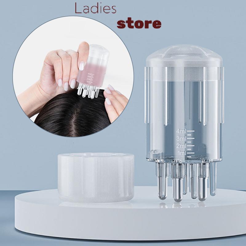 KTH 4ML Scalp Applicator Liquidb สําหรับ Hair Growth Serum Oil บํารุง Mini แบบพกพารากผมนวด Medicineb