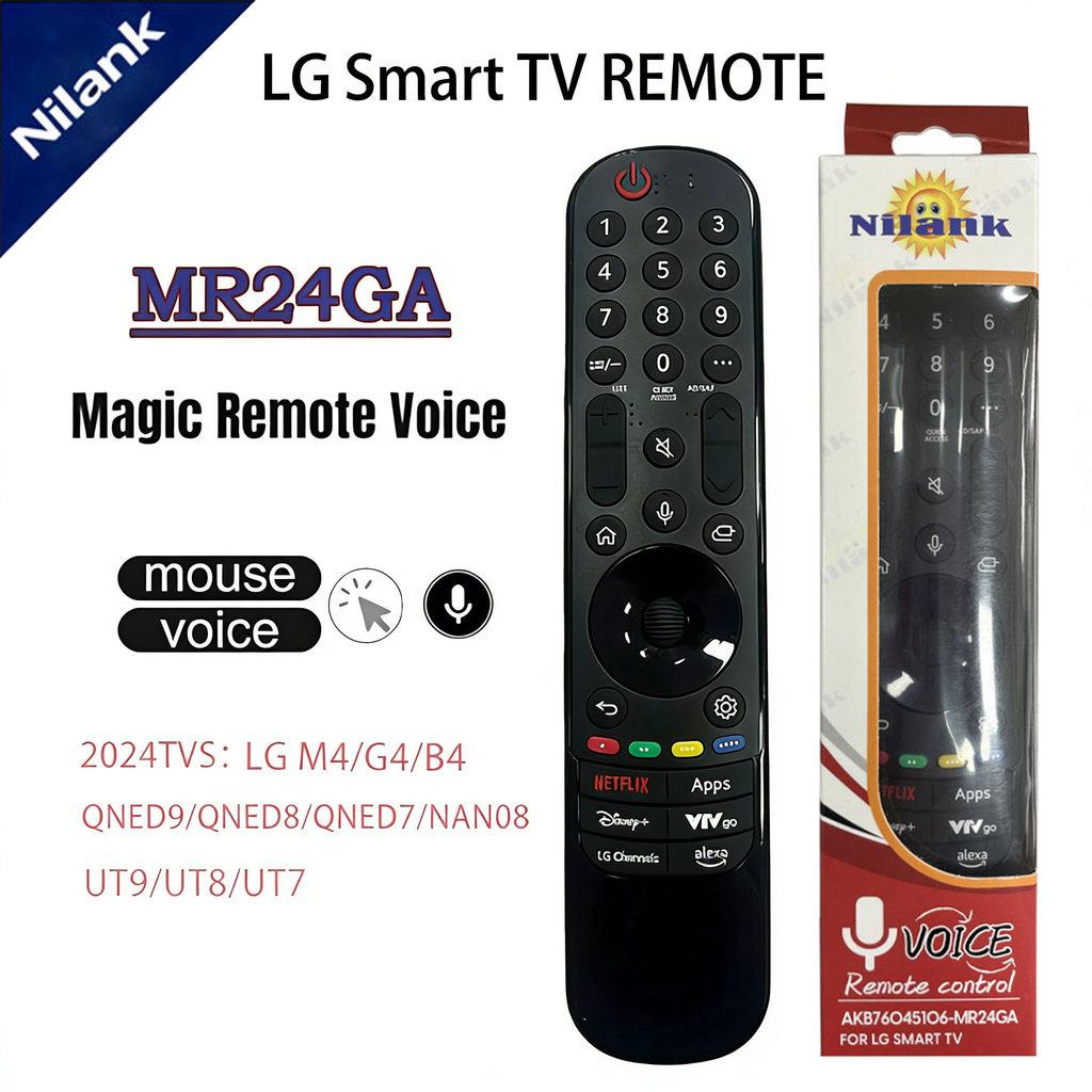 NiLANK Magic คำสั่งเสียง/เมาส์  รีโมททีวี  LG Smart TV รีโมท MR24GA FOR 2018-2024