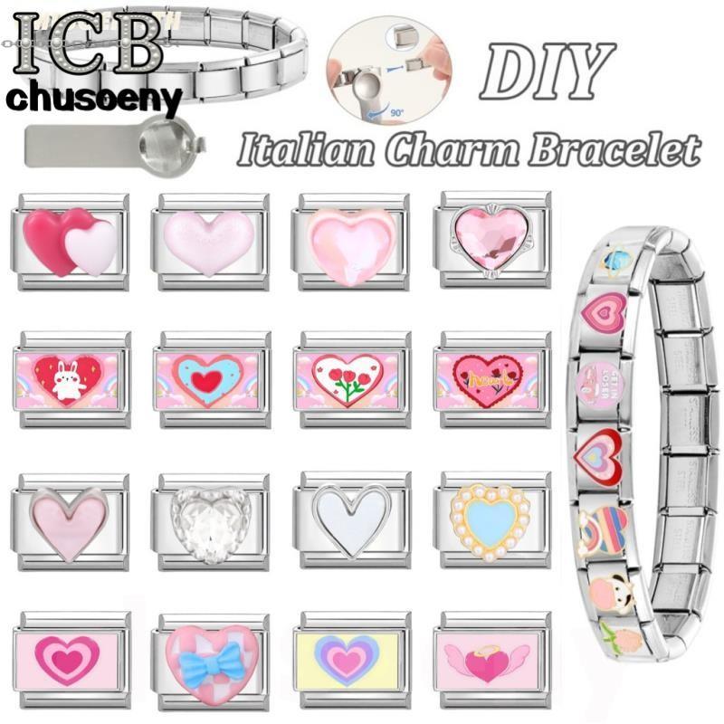 สร้อยข้อมือ charm ฐานเงิน พร้อมโมดูล retro และลวดลายดอกไม้ผีเสื้อ