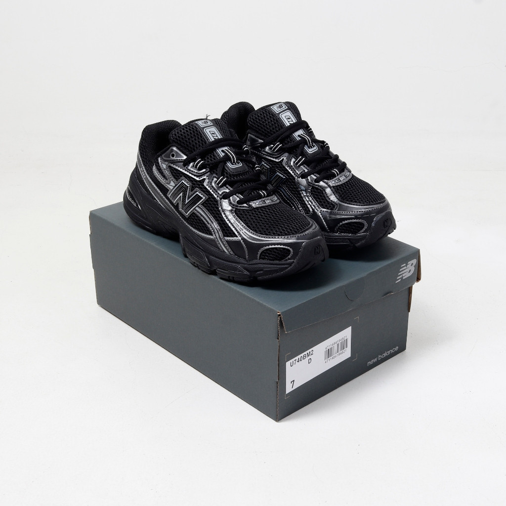 NEW BALANCE นิวบาลานซ์ 740 V2 สีดํา เทา เงิน-NB 740 7F8X QARD