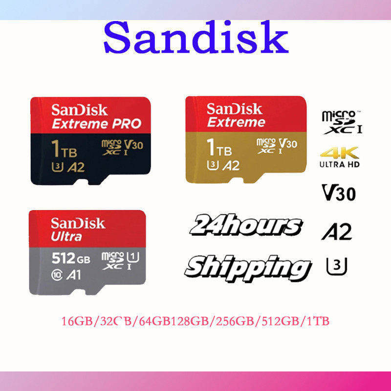 SanDIsk MicroSD SanDisk 256GB Extreme PRO/Extreme/Ultra | สูงสุด 200MB/s