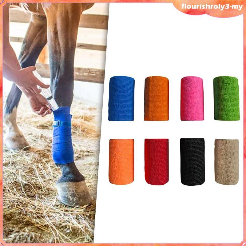 [Flurish] Tape Athletic Tape เทปขาม้ายืดหยุ่นกว้าง 4 นิ้วห่อเทปเหนียวด้วยตนเองสําหรับ