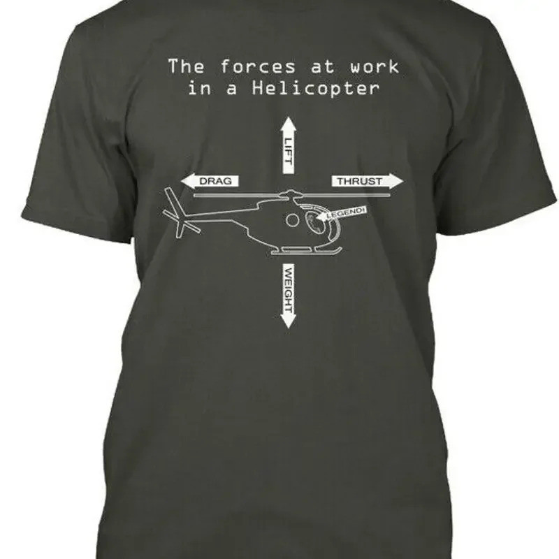 เสื้อยืด Helicopter Legend Pilot Crewchief Gift Forces ผลิตในอเมริกา ขนาด S ถึง 5XL
