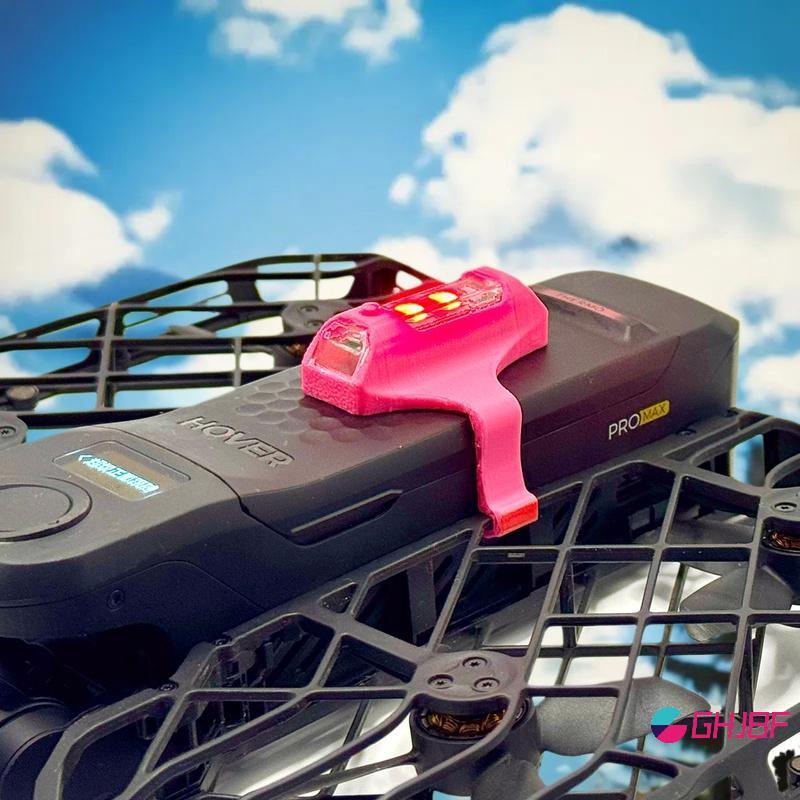 GHJBF] Night Flight Turtleneck LED Light คําเตือนสัญญาณไฟฉายสําหรับ Hover X1 Pro/Pro Max ภาพถ่ายทางอ
