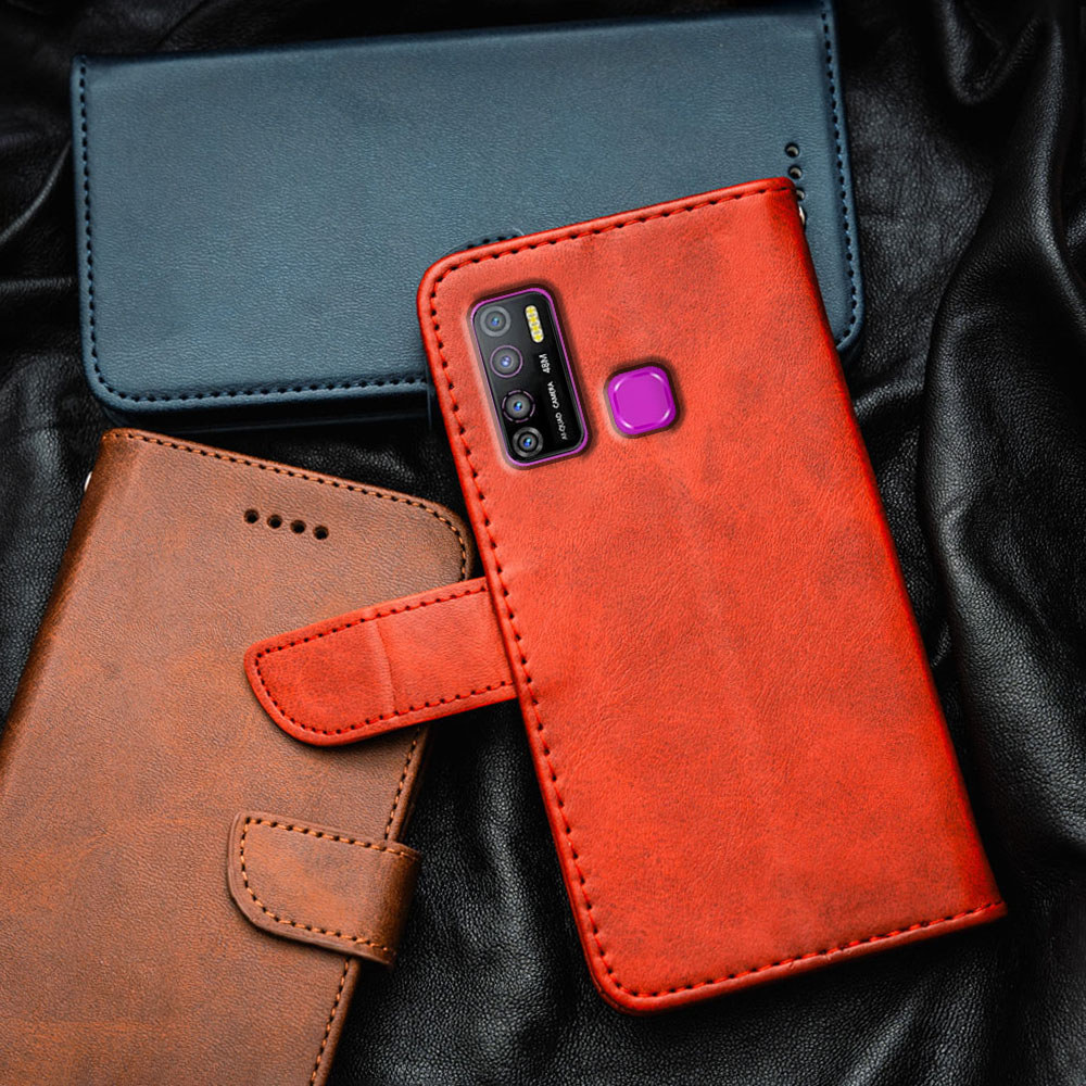 พรีเมี่ยมหนังสําหรับ Infinix Hot 9 Pro Tecno Camon 15 Air 16s Spark 5 Pro หมายเหตุ 7 Lite X655C X655