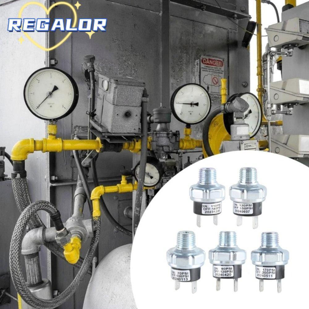 REGALOR0G เครื่องอัดอากาศสวิทช์, 70-100/110-140PSI 1/4 "NPT ความดันอากาศสวิทช์, 12 V/24 V ความดันสํา