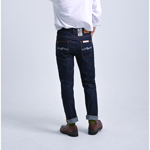 [Nudie Jeans] กางเกงเดนิม กางเกงยีนส์ Lean Dean Dry Ecru Embo Denim Pants (112742)