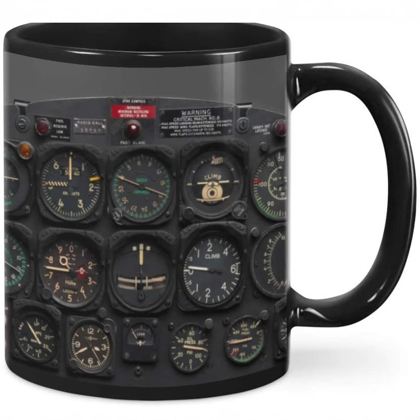 Pilot Indicator แก้วเซรามิคสร้างสรรค์ | ถ้วยกาแฟ/ชา ความแปลกใหม่, นักสะสมในบ้านที่ไม่เหมือนใครรายการ