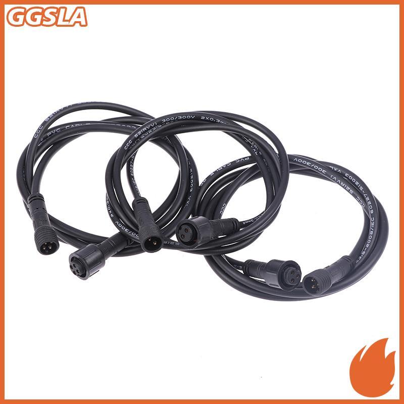 GGSLA Spike ไฟ 2/3/4Pin 22AWG สําหรับพลังงานแสงอาทิตย์สปอตไลท์กันน้ําสายไฟขยายสายทนต่อการสึกหรอแบบพก