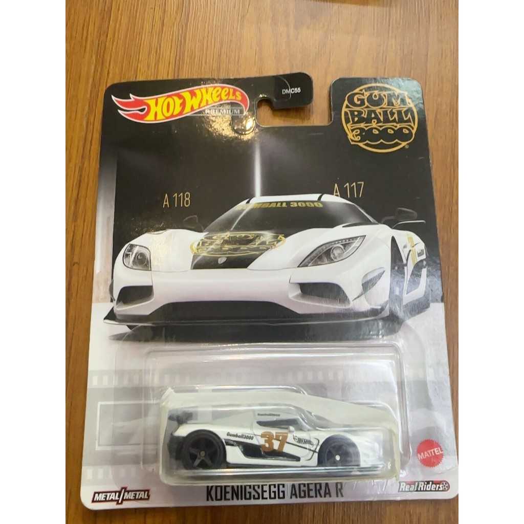 [สต๊อกพร้อม] Hot Wheels Hot Wheels+KOENIGSEGG+AGERA+R+Gumball+3000 Special Edition 1/64 โมเดลรถโลหะผ