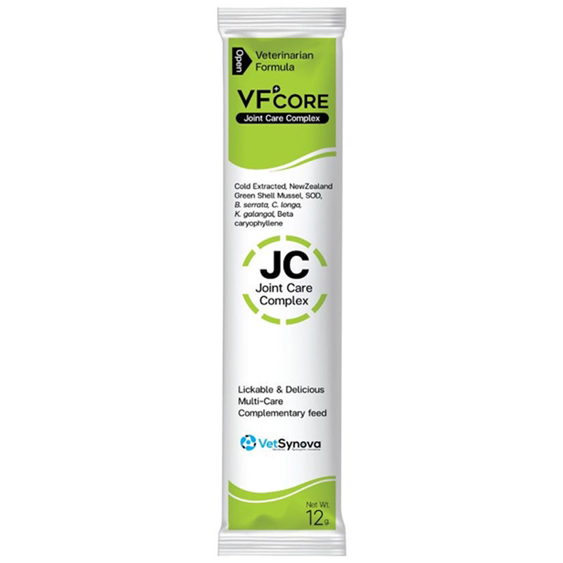 VFcore วีเอฟคอร์ สีเขียว JC บำรุงข้อต่อ 12 g  Green VFcore JC Chicken & Liver 12 g Green [8857127009