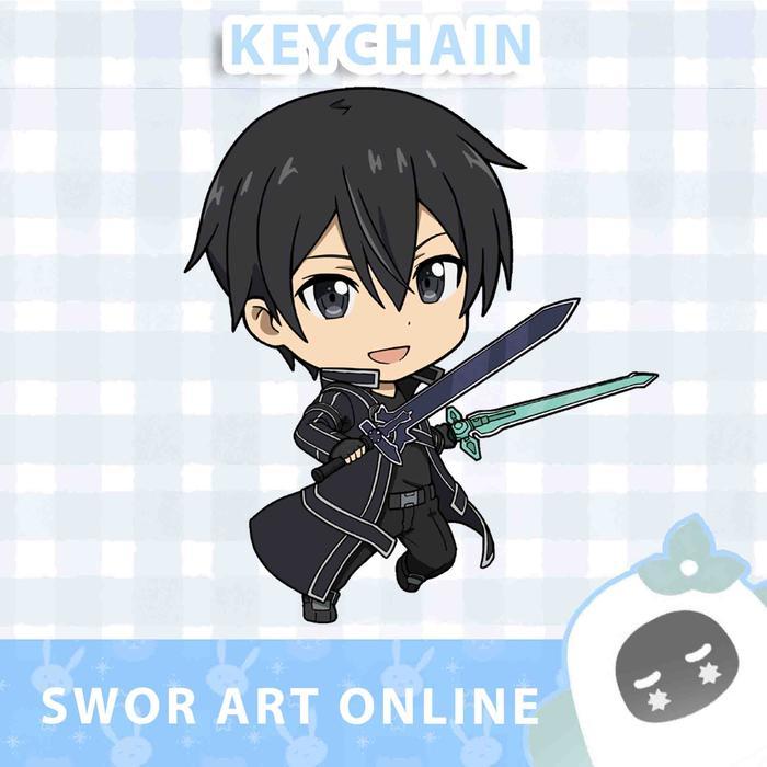 Ganci / Gantungan Kunci Akrik SWORD ART ONLINE - KIRITO 1