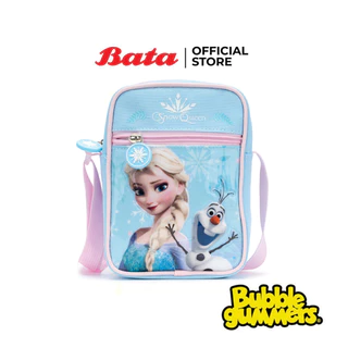 Bata บาจา กระเป๋าสะพายข้าง แฟชั่น ลายเจ้าหญิงโฟรเซ่น สำหรับเด็กผู้หญิง รุ่น FROZENS26-4 สีฟ้า 9269012