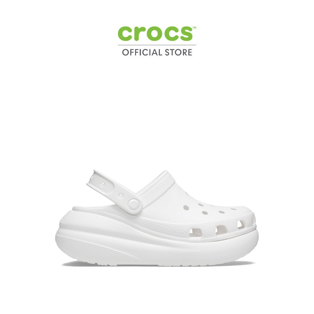 CROCS รองเท้าลำลองผู้ใหญ่ CRUSH CLOG รุ่น 207521100 - WHITE