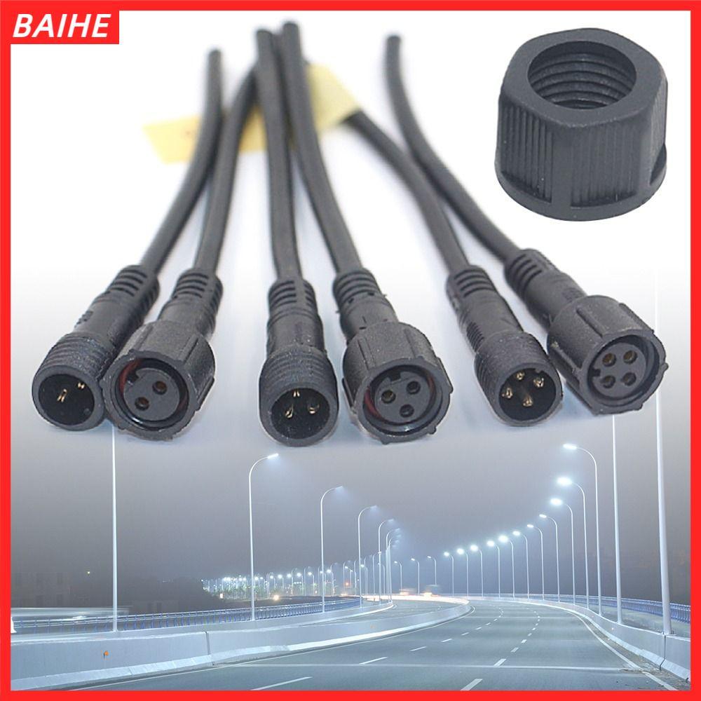 BAIHE 2 ชุด 2Pin3Pin4Pin สายจอแสดงผล Pin 2Pin 3Pin 4Pin สัญญาณสาย M14 กันน้ําสายเชื่อมต่อ