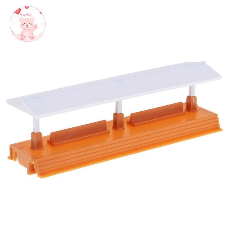 [Whbadguy] 1:87 Train Landscape Structure Station Platform Model HO Scale Train Design