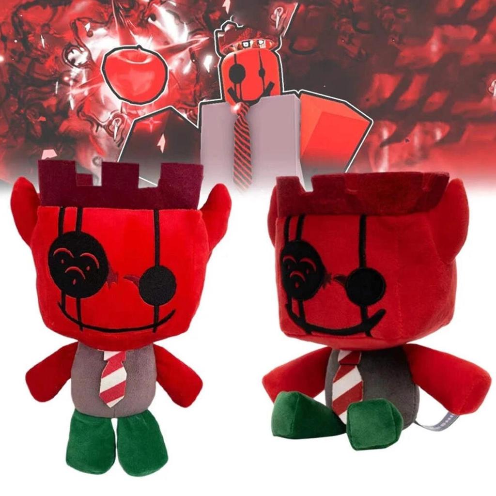 Forsaken Jx1dx1 ของเล่นตุ๊กตา 30 ซม.สีแดง King Stuffred ตุ๊กตาสยองขวัญเกมอุปกรณ์ต่อพ่วงตุ๊กตาสําหรับ