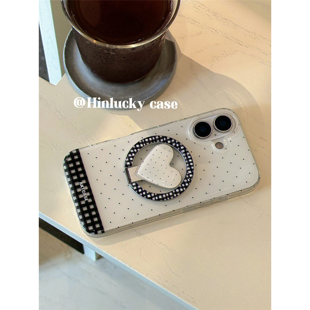 ลายสก๊อต Love Polka Dot วงเล็บแม่เหล็กเหมาะสําหรับ Samsung S26 S22 S23 S24 S25 FE Ultra เคสโทรศัพท์ S25FE กันกระแทก A56 เคสป้องกัน ราคา ถูกที่สุด ดีลบีเคเค แกลเลอรีภาพที่ 8