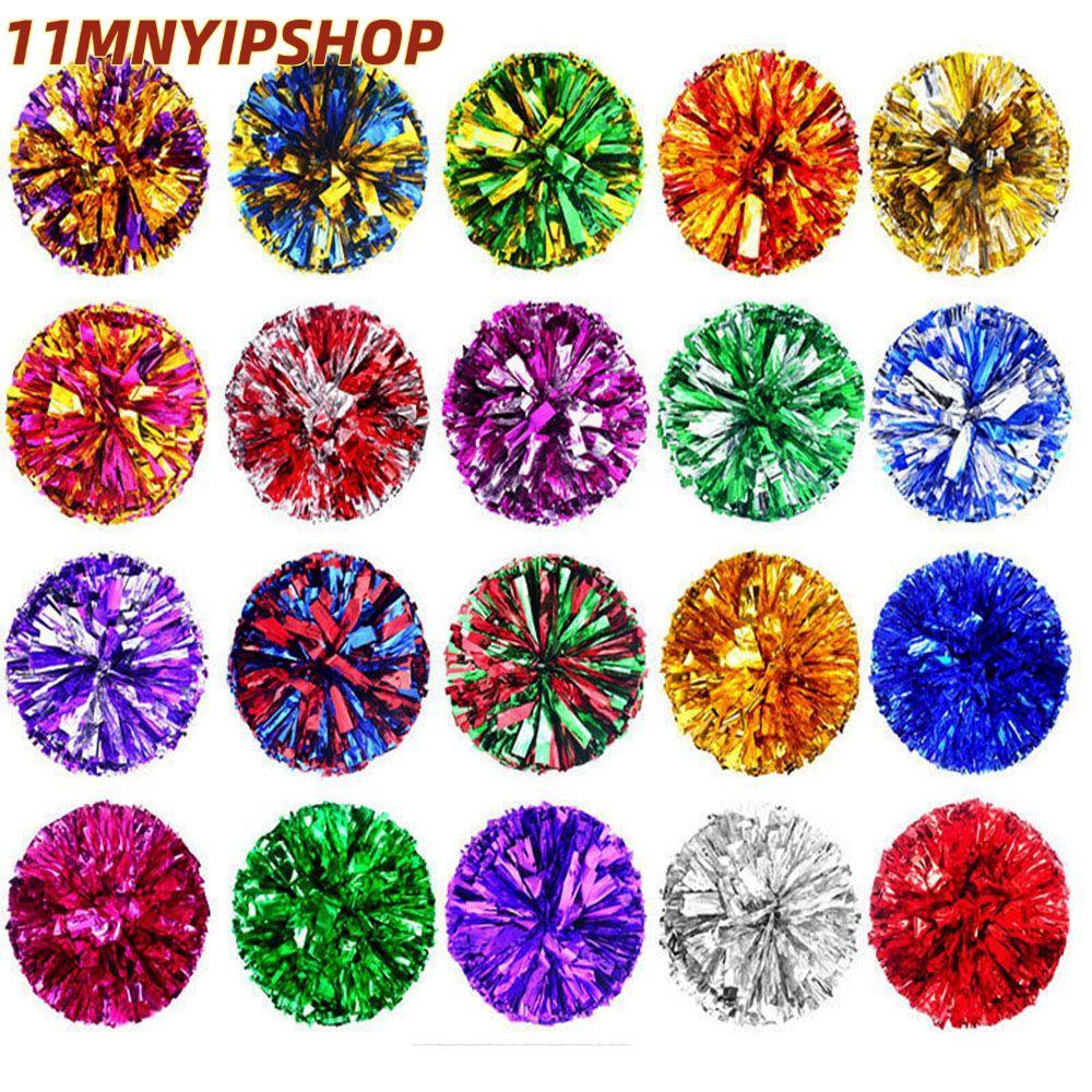 11MNYIPSHOP เชียร์ลีดเดอร์เชียร์บอล Double hole handle Concert Dress เครื่องแต่งกาย Dance Party Deco