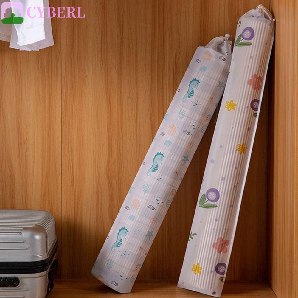 CYBERLINX Bamboo Mat Cover, Moisture-proof PEVA Cool Mat Storage Bag, Modern Dust Waterproof Folding