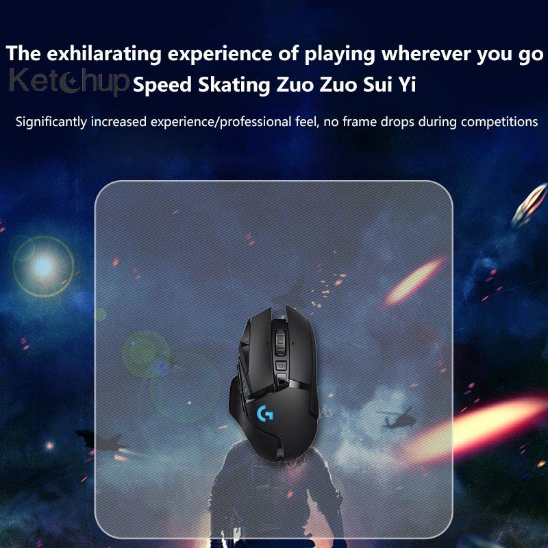 [Ktchup-t] แผ่นรองเมาส์ออปติคอลสําหรับเล่นเกมกระจกใส E-Sport FPS อุปกรณ์เสริมเกมเมอร์แผ่นรองเมาส์มืออาชีพ Mousepad สําหรับแล็ปท็อปคอมพิวเตอร์พีซีน่า