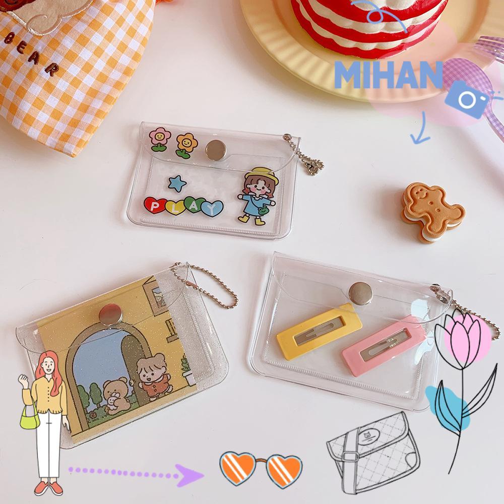 MIHAN Card Bag PVC Fashion Transparent Wallet
