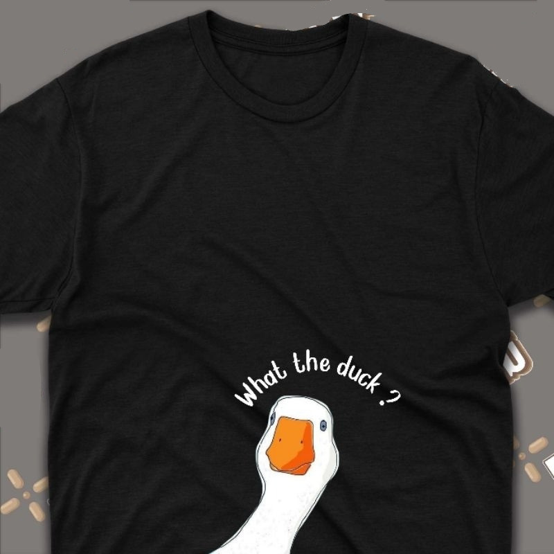 (เสื้อ zoo) เสื้อยืดลาย what the duck / รูปแบบสนุก