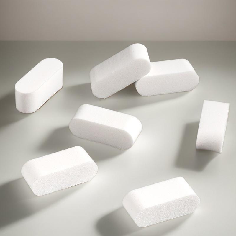 KILIG 10 ชิ้นฟองน้ําแต่งหน้านุ่มเปียกและแห้งใช้พัฟสีขาว Foundation คอนซีลเลอร์ Smearing แป้งพัฟเครื่