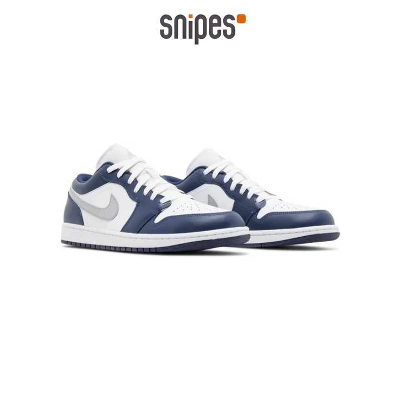 {snipes} Air Jordan 1 Low Navy Blue Men Women Shoes Low-Top Basketball Sneakers Couple 553558-141 C6