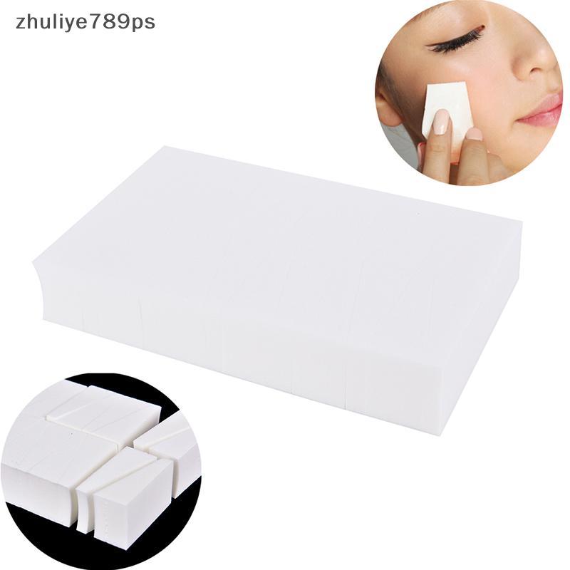 Zhuliye789ps] 24 ชิ้น Beauty Lady Make Up Cosmetic Triangle Foundation Facial Puff Sponge Powder ใหม