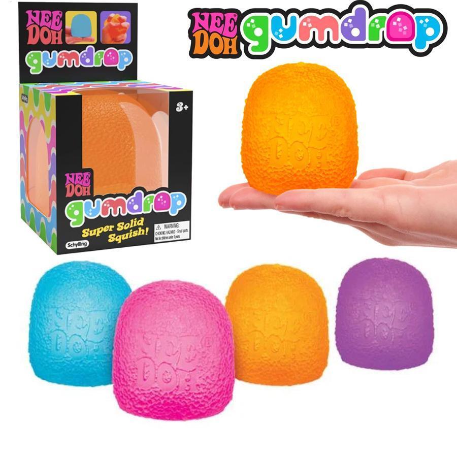 Schylling NeeDoh Gumdrop Sensory Squeeze ของเล่นช้า Rebound Maltose ความเครียดบรรเทา Ball สีสุ่ม
