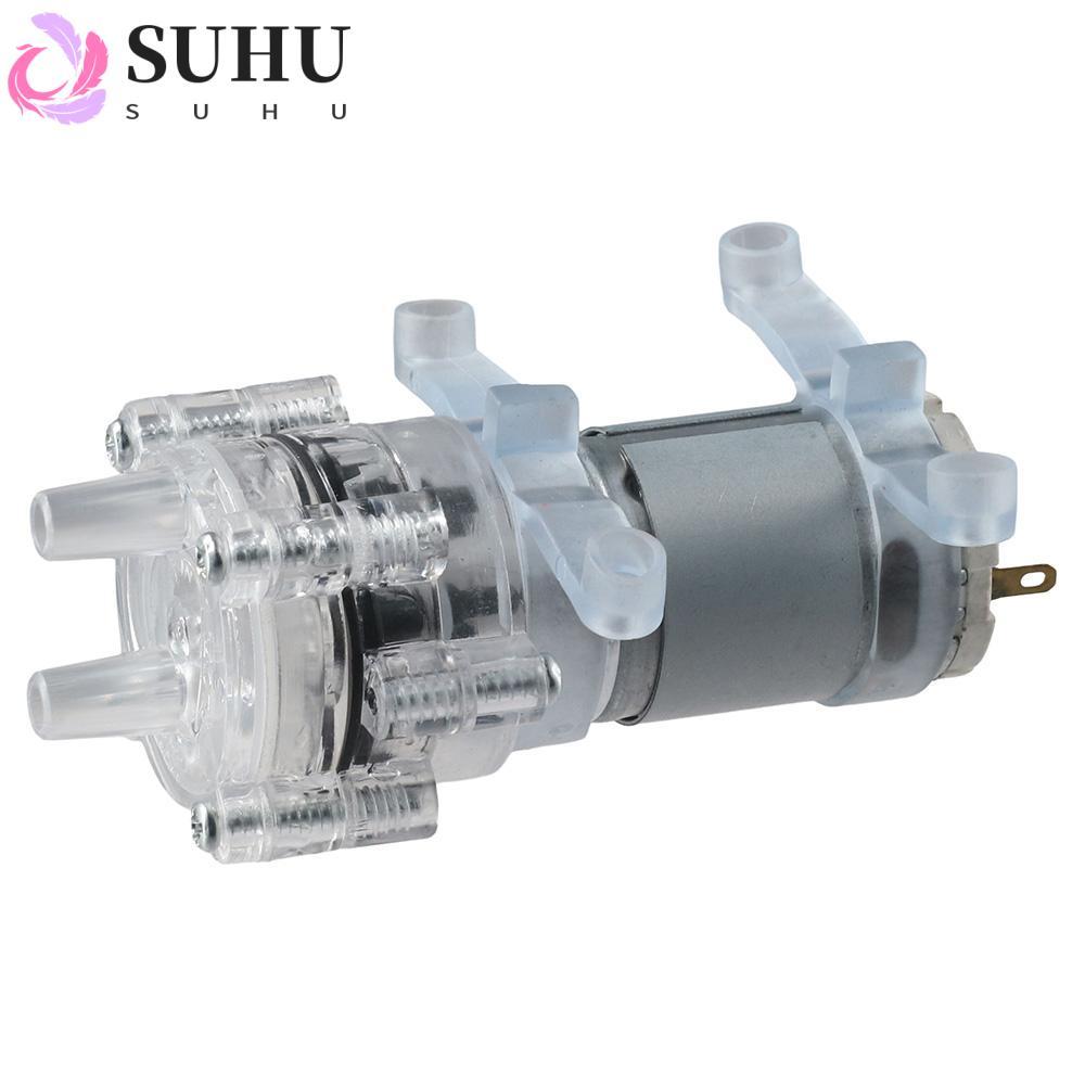 SUHU ปั๊มไดอะแฟรม, R385 EK1970 Self Priming, ทํางานใช้ในบ้าน DC 6V ถึง 12V โครงการสูบน้ําขนาดเล็ก