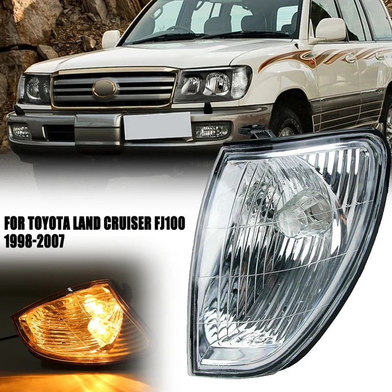 สําหรับ Toyota Land Cruiser FJ100 LC100 1998-2007 ไฟมุมด้านหน้าไฟเลี้ยวโคมไฟ