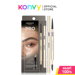 Browit Pro Slim Brow Pencil 0.06g บราวอิท ดินสอเขียนคิ้วเนื้อนุ่ม