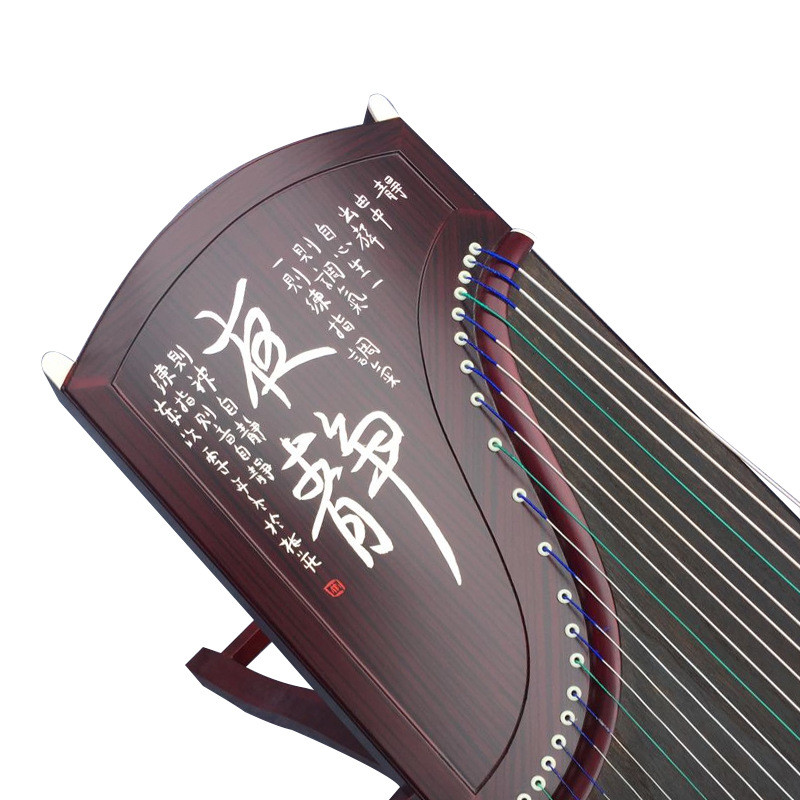 Yangzhou Guzheng Guzheng Red ไม้จันทน์วีเนียร์ตัวอักษร Guzheng Guzheng Mix Batch