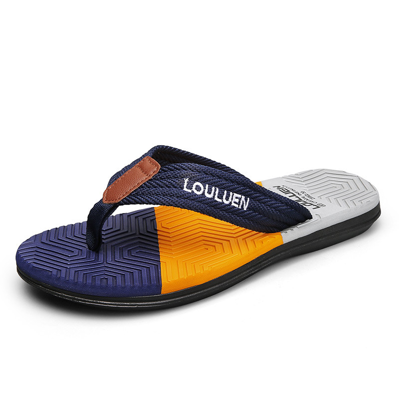 คุณภาพสูงยี่ห้อผู้ชาย Flip Flops ฤดูร้อน Beach Flip Flops ผู้ชายแฟชั่น Breathable Casual Men รองเท้าแตะชายหาดฤดูร้อนกลางแจ้งรองเท้าแตะ