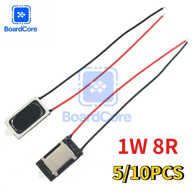 5/10PCS 1W 8R ลําโพง 1609 16 มม.9 มม.สแควร์แม่เหล็ก Horn ลําโพง 1 วัตต์ 8Ohm ลําโพงสายไฟ, สําหรับ Sm