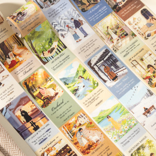 Pre-Cut วันหยุดธีม Washi เทปการออกแบบเดิมตกแต่งเทปกาวสําหรับ…