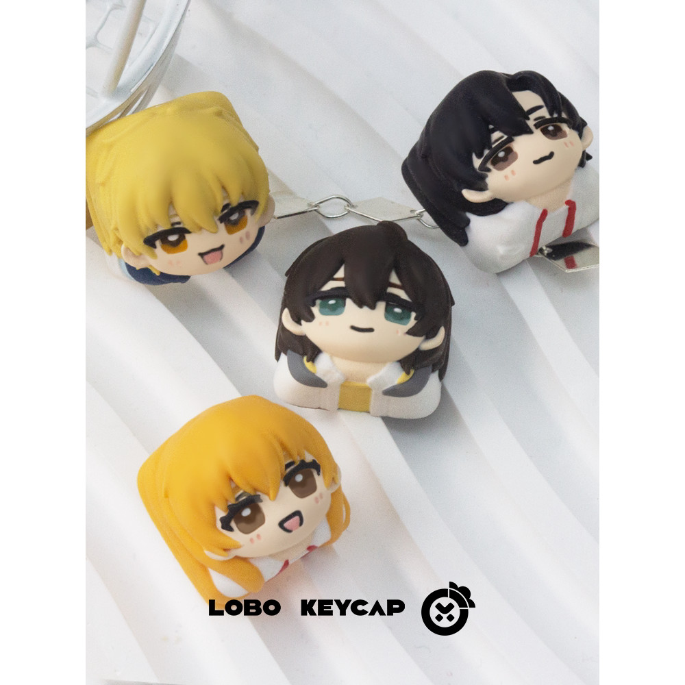 keycap ไทย keycaps Full-Time Master ~ Ye Xiu Su Mucheng ปุ่มกดที่ไม่ซ้ํากันเรซิ่นเดี่ยวคีย์บอร์ดหมวก