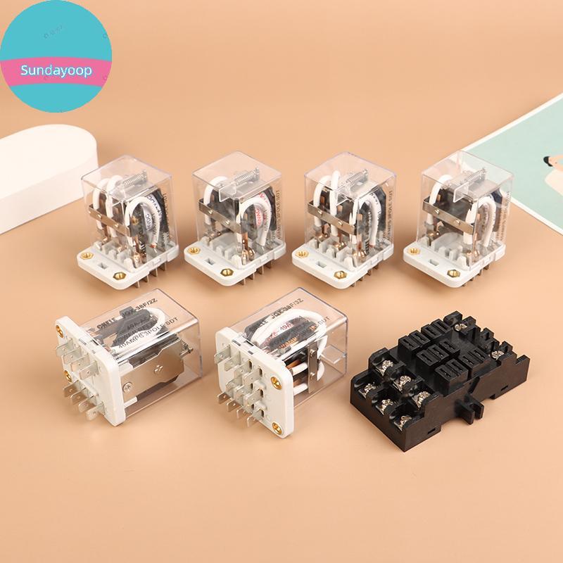 Sund รีเลย์ระดับกลาง JQX-38F 3Z 40A รีเลย์ไฟฟ้ารีเลย์แม่เหล็กไฟฟ้า DC12V DC24V AC220V TH