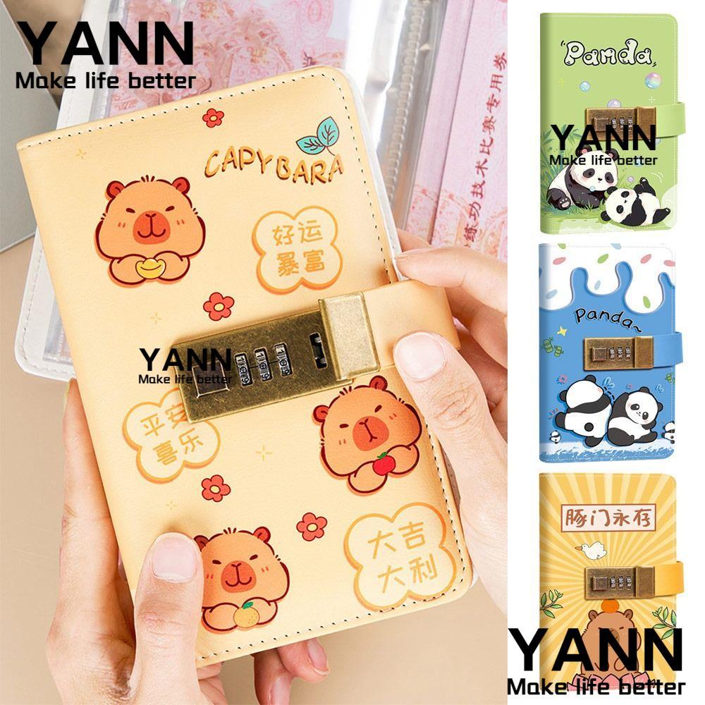 YANN Binder Saving Challenge, ประหยัดเงินความจุขนาดใหญ่ 100 ซองประหยัดเงิน Challenge, ของขวัญกันน้ํา Capybara/Panda Reusable Envelope Challenge Binder สําหรับเด็ก