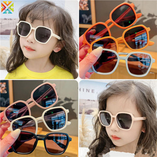 แว่นตากันยูวีสำหรับเด็ก กรอบสี่เหลี่ยมหลากสี แฟชั่นnable เหม…