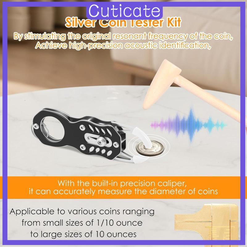 [CUTICATE] Pocket Coin Pinger Test Kit วาลิดาโลหะผ่าน Ping Resonance การทดสอบ