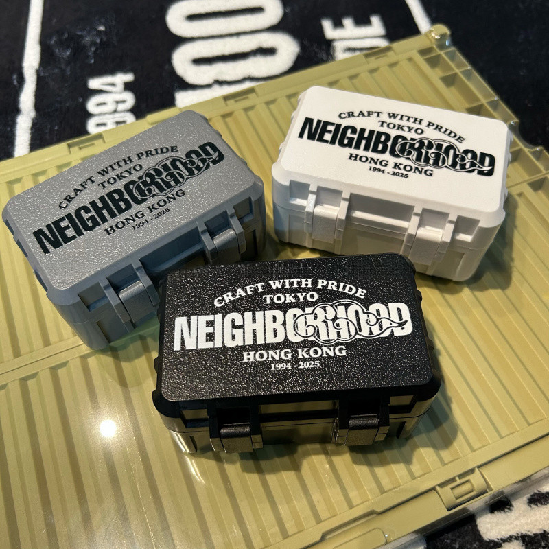 ถนนสวมใส่ NBHD กล่องเก็บของขนาดเล็กสก์ท็อปวัตถุขนาดเล็กจิปาถะกล่องเก็บที่มีฝาปิดพลาสติกบัตรออแกไนเซอร์กล่อง