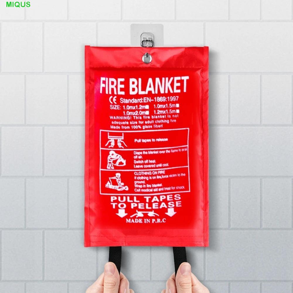 MIQUS ผ้าห่มดับเพลิง, ความปลอดภัยสารหน่วงไฟ, 1 M /1.5 M Protector Cover Survival ไฟเบอร์กลาสผ้า Fire Cover Kitchen