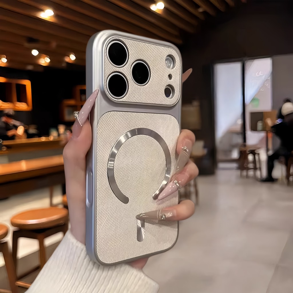 ปลอกใหม่รูปแบบยีนส์ย้อนยุคเคสโทรศัพท์ป้องกันการตกเต็มฝาครอบเลนส์ป้องกัน & กล้อง AI ปุ่มเคสแข็งรองรับการชาร์จแบบไร้สายสําหรับ ไอโฟน 17 16 15 14 มือโปร สูงสุดกร