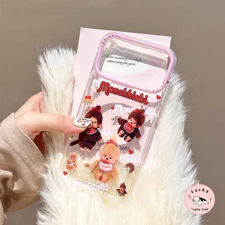 เคสใส Monchhichi หัวใจฮิต OPPO Reno 16F 15F 16 15 14 13 11 12 F19 9 Pro 8T 12F 11F 14F 15F 13F 10 9 5 12 5F A94 A94