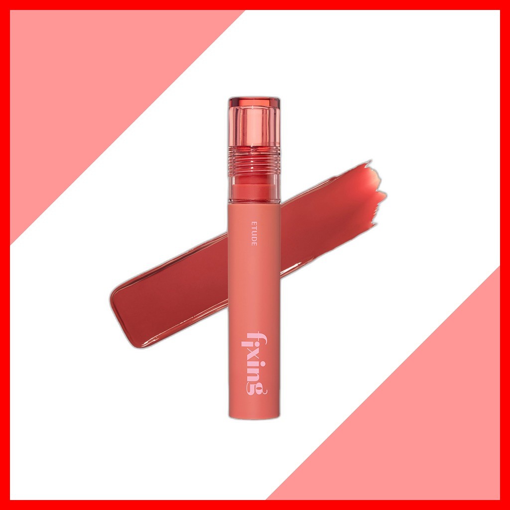 [Etudehouse] Fixing Tint -02 Vintage Red / Korean Fixing Tint / Long-lasting Color / ของแท้ 100% โดย