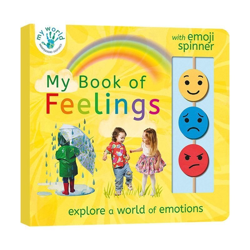 My Book of Feelings My Book of Feelings หนังสือกระดาษแข็งสําหรับเด็กภาษาอังกฤษนําเข้าภาษาอังกฤษ